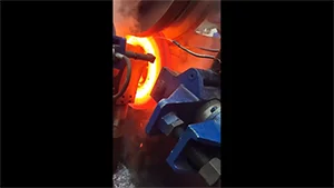 Вертикальный кольцепрокатный стан на площадке заказчика