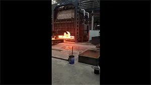 Рельсовый ковочный манипулятор на площадке заказчика